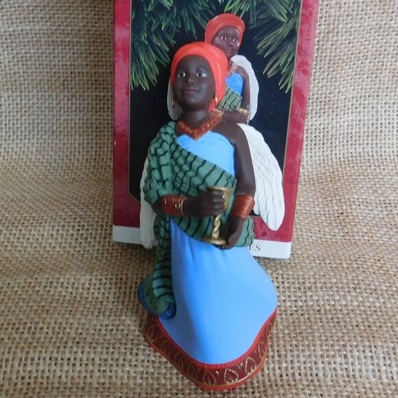 Hallmark Celebration of Angels Kwanza Ornaments Lot of 3 in boxes - Picture 3 of 7